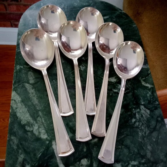 ALVIN/6 pc/Soup Spoons/SP